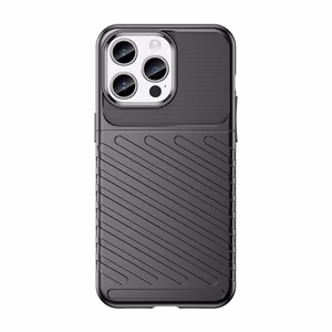 Panssaroitu iPhone 15 Pro Max Thunder Suojakuori - musta