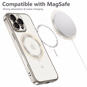Tech-Protect MagFlex MagSafe Suojakuori Samsung Galaxy A56 5G:lle - Läpinäkyvä vaaleanpunainen