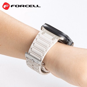 Ranneke Apple Watch:lle Forcell F-Design FA06 silikoni rei'illä 42 / 44 / 45 / 49 mm sininen