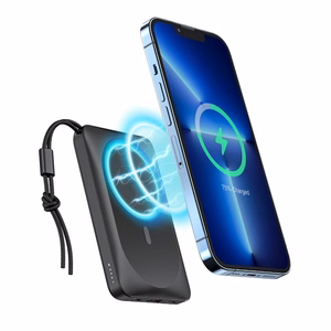 Ulkoinen akku yhteensopiva MagSafe:lle Veger MagOn (VP1151 / W1151) PD QC3.0 2A 20W langattomalla latauksella 10000 mAh valkoinen
