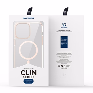 Dux Ducis Clin2 tapauksessa iPhone 14 Plus magneettinen MagSafe kansi vaaleanpunainen
