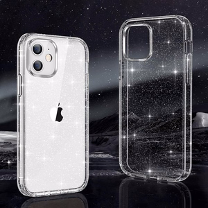 Crystal Glitter Suojakuori Samsung Galaxy A35 5G:lle - hopeinen