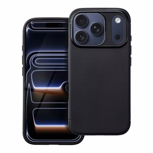 Suojakuori iPhone 17 PRO:lle Carbon Premium musta