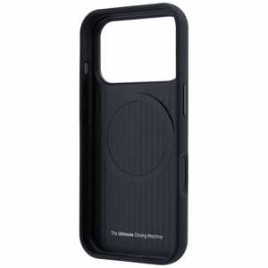 BMW M Quadrille Kevlar metallilogollinen MagSafe-suojakuori iPhone 17 Pro Max / 18 Pro Max -malleille, musta