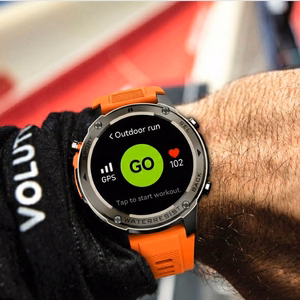 Blavec Smartwatch M-03 Predator AMOLED GPS Voice Call (SWM03-GP) graphite + 1 band