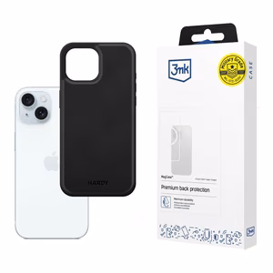 3mk Hardy Apple Silky Leather MagCase Apple iPhone 15:lle - musta