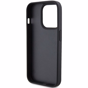 Ferrari Twist Metal Logo Suojakuori iPhone 15 Pro:lle - punainen