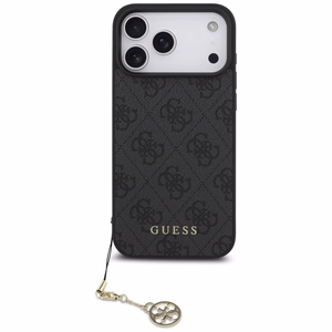Guess 4G Charms Collection MagSafe -suojakuori iPhone 17 Pro Max - musta