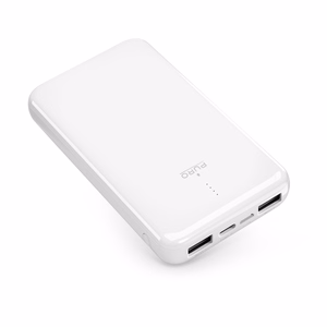 Powerbank Puro White 10000mAh 12W 2xUSB-A + USB-C - valkoinen