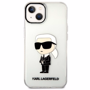 Karl Lagerfeld Ikonik Karl suojakuori iPhone 14 Plus:lle - läpinäkyvä
