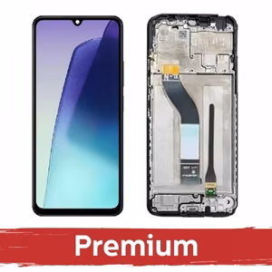 LCD Display Compatible With Xiaomi Redmi 14C 4G / Poco C75 Black with Frame OEM