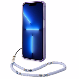 Guess GUHCP14XHGCOHU iPhone 14 Pro Max 6.7" purple/purple hardcase Translucent Pearl Strap