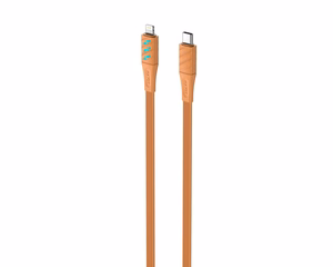 Havit CB6255 - USB Type C - Lightning -latauskaapeli, 1 m (oranssi)