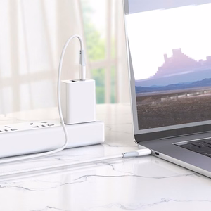 Hoco USB-C - USB-C -kaapeli 3A 60W 1 m X70 valkoinen