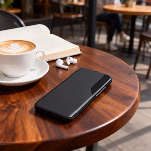 Tech-Protect Smart View Case Samsung Galaxy A37 5G - musta