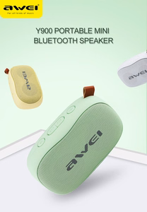 Awei kannettava Bluetooth-kaiutin Y900 keltainen