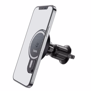 Hoco CA85 MagSafe 15W autolaturi-pidike musta