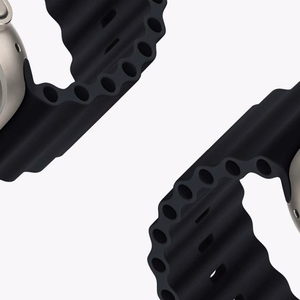 Dux Ducis OCEAN WAVE silikoni ranneke Apple Watch 38 / 40 / 41 mm:lle grafiitti