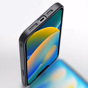 Dux Ducis Fino kotelo kansi valmistettu nailon iPhone 14 Plus punainen