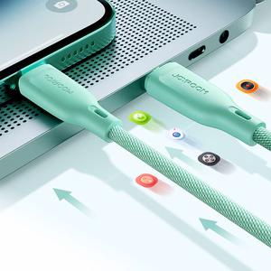 Joyroom Multi-Color Series S-A34 USB-A / USB-C 100W Kaapeli 1 m - violetti