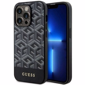 Guess GUHMP14LHGCFSEK iPhone 14 Pro suojakuori MagSafe GCUBE musta