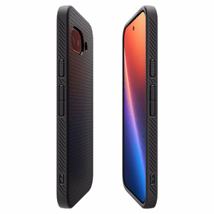 Spigen Liquid Air Suojakuori Google Pixel 9A:lle - matta musta