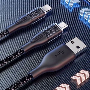 USB kaapeli Dudao L22L harmaa Lightning 100cm (jopa 30W)