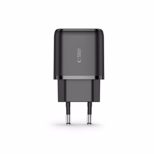 Tech-Protect C20W Charger USB-C PD 20W / USB-A QC 3.0 - Black