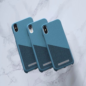 Nordic Elements Saeson Freja suojakuori laitteelle iPhone XS Max, petrolinsininen