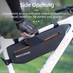 Rockbros AS-043 Velcro-polkupyörälaukku, 3l - musta