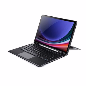 Dux Ducis DK -suojakuori langattomalla näppäimistöllä Samsung Tab S9 / S9FE / S10FE musta
