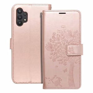 MEZZO Book-suojakuori Samsung A32 LTE ( 4G ):lle tree Rose Gold