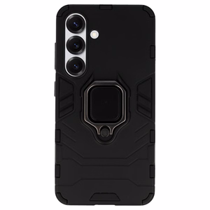 Ring Armor Suojakuori Samsung Galaxy S25:lle musta