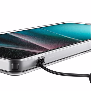 Spigen Ultra Hybrid Mag Zero One suojakuori laitteelle Samsung Galaxy S26 Ultra, MagSafe-yhteensopiva, läpinäkyvä ja valkoinen