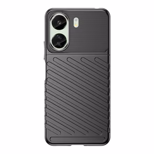 Thunder Case panssaroitu Suojakuori Xiaomi Redmi 13C:lle - musta