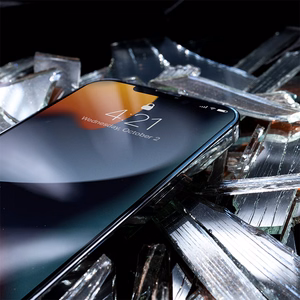 Crong 7D Nano Flexible Glass 9H koko näytön peittävä hybridinäytönsuoja iPhone 13 Mini -laitteelle