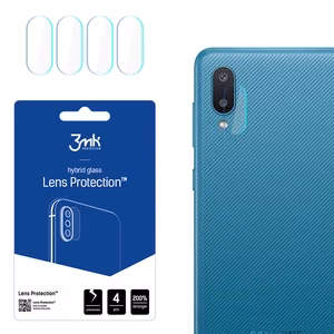 3MK Flexible Glass Lens Hybridilasi Samsung Galaxy M02 kameralle 4 kpl