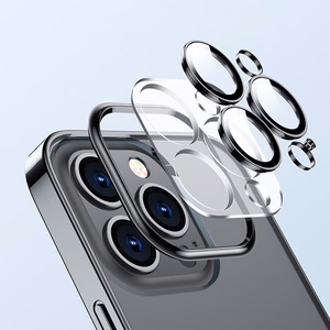 Joyroom 14Q Case tapauksessa iPhone 14 Plus tapauksessa kansi metallinen kehys musta (JR-14Q3-musta)