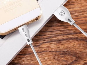Dudao USB / Lightning -kaapeli 2.4A 1m valkoinen (L4L 1m white)