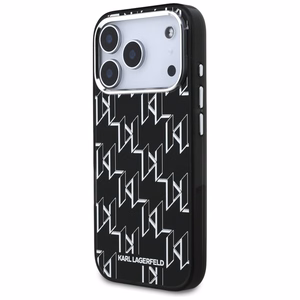 Karl Lagerfeld IML KL Monogram MagSafe -suojakuori iPhone 17 Pro - musta
