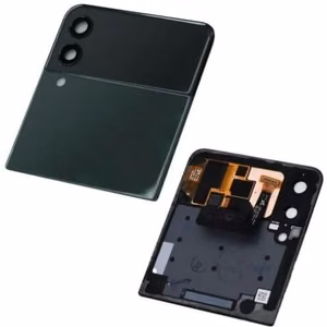 LCD-näyttö Samsung F711 Z Flip3 5G kosketusnäytöllä ja kehyksellä (Ulompi) musta alkuperäinen (käytetty Grade B)