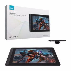 HUION Kamvas 13 piirtotabletti 5080 lpi 293.76 x 165.24 mm USB musta