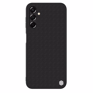 Nillkin Textured Case vahvistettu nylon Suojakuori Samsung Galaxy A14 5G / Galaxy A14:lle musta