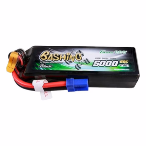Gens Ace G-Tech 5000 mAh 14,8 V 4S1P 60C Lipo-akku, EC5-liittimellä – Bashing-sarja