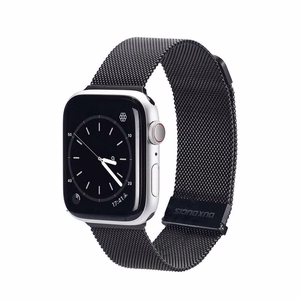 Dux Ducis Milanese Series ranneke Apple Watch 42 / 44 / 45 / 49 mm:lle musta
