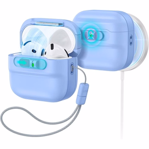 ESR Pulse HaloLock MagSafe  Apple AirPods 4 / 5 kuori, vaaleansininen