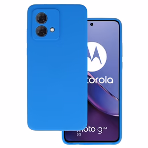 Silicone Lite Suojakuori Motorola Moto G84 5G:lle - sininen