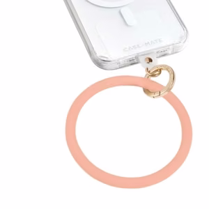 Case-Mate Phone Bangle wrist strap for smartphones, peach