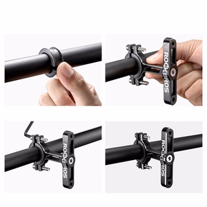 Rockbros KS-415 alumiininen säädettävä pullopidikkeen adapteri - musta