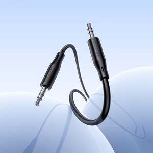Borofone AUX-kaapeli BL26 Standard - jack 3,5mm - jack 3,5mm - 1 metri musta